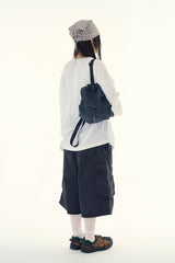 Fog bio washed cargo bermuda pants