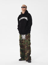RTVG(RETROVEGAS) Pearl LOGO plus velvet pullover hoodie