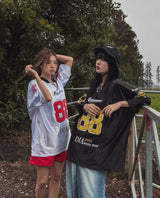 88 スポーティーメタルジャージ半袖Tシャツ
