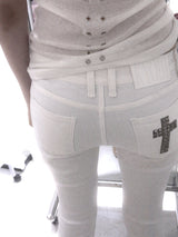 KY01-ZIP SKINNY(WHITE)