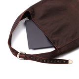 [Ham Junsoo Collaboration] HH Washed Nylon Belted Bag (Denim Burgundy)