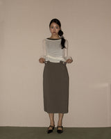 BACKLESS LONG ONE-PIECE (KHAKI)