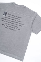 BBD Crushed Faith Pigment T-Shirt (Gray)