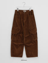 Comta Heart Cargo Corduroy Pants