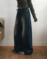 [BELLIDE MADE] Ocean Wide Denim Pants
