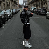 [HFORUS MADE] Armor Cut Off Bermuda Pants IN BLACK