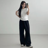 ワイドTR バンディングスラックス [BLACK]