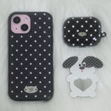 [MADE] snug dot case (black)