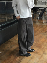 Lemaire Striped Curved Pants