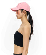 Dripping Patch Ball Cap _ Pink
