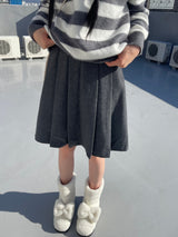 Ribbon fleece boots