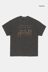カースメニークロスピグメントオーバーTシャツ