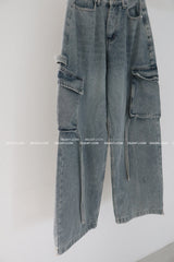 cargo strap jogger & wide jeans