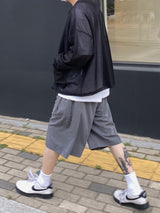 SL ワイドピンタックバミューダパンツ 3C