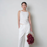 Cowl Sleeveless_Ivory