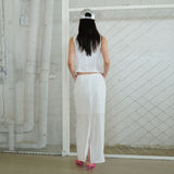 ホットスリットマキシースカートWhite