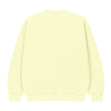 Patch Logo Sweatshirt Light yellow