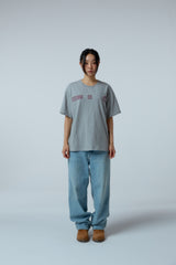 ストリートリーグ グラデーションアートワーク ロゴ オーバークロップフィット Tシャツ (メランジ)