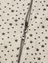 STAR SHIRRING HOODED ZIP-UP(IVORY)