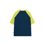 Yikes ロゴ ラグラン グラフィック オーバーフィット Tシャツ
