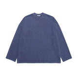 ODDBALL ピグメント オーバーサイズ ロングスリーブ ネイビー