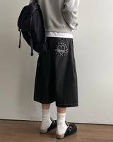 Symbol Bermuda Denim Pants