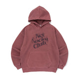 TWIST LOGO PIGMENT HOOD (BURGUNDY)