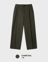 No-Mace Back Banding Cotton Ton-Chin-Wide Pants