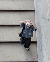 Weather Half Denim Jacket