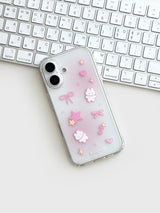 [Gel-hard] スターキャットスマホケース (Pink) (only case)