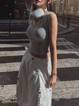 [U-BAISC] フォグソリッドスリーブレス