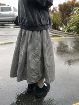 Preppy Vintage Check Skirt (2c)
