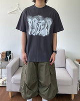 スプレープリンティドTシャツ