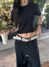 [Unisex] アンダーカッティングブーツカットパンツ