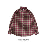 Everyday See-through Overfit Check Shirt