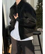 [HEAVY OUTER] グロッシーパッドma-1ジャンパー(3color)