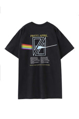 ファッキングオーサムレインボー半袖Tシャツ