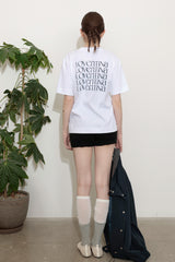 マルチプリンティングTシャツ_ホワイト