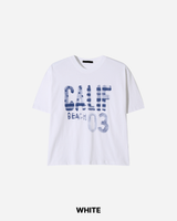 カーフプリントショートスリーブTシャツ