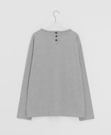 Hiran Button Frill Over Long Sleeve Tee