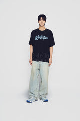 24FW レイヤーワールドツアーロゴショートスリーブTシャツブラック