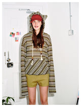 Striped Cat Ear Hoodie