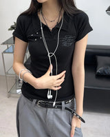 ラッソアイレットレタリングカラーティー