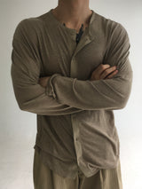 linen seed cardigan(3colors)