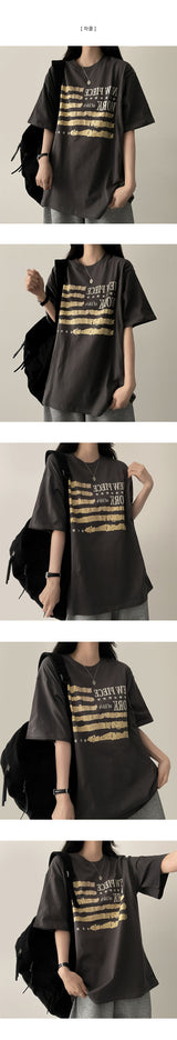 Piece Boxy Fit Short Sleeve T-shirt