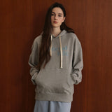 Stitch Hoodie_Melange Grey