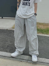 Rebel Silver String Nylon Balloon Pants 2C