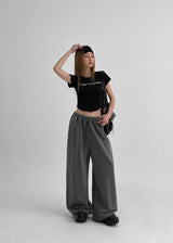 [MADE] Ticell SET - Washed Chewy Banding Pants
