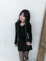 Stripe slim muffler