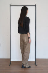 ステッチ2ボタンパンツ (Khaki/3size)